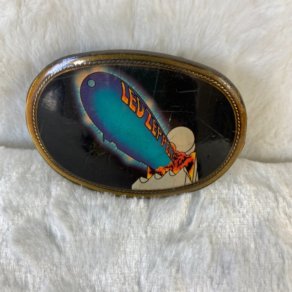 Vintage 1977 Led Zeppelin Belt Buckle - Picture 5 of 5